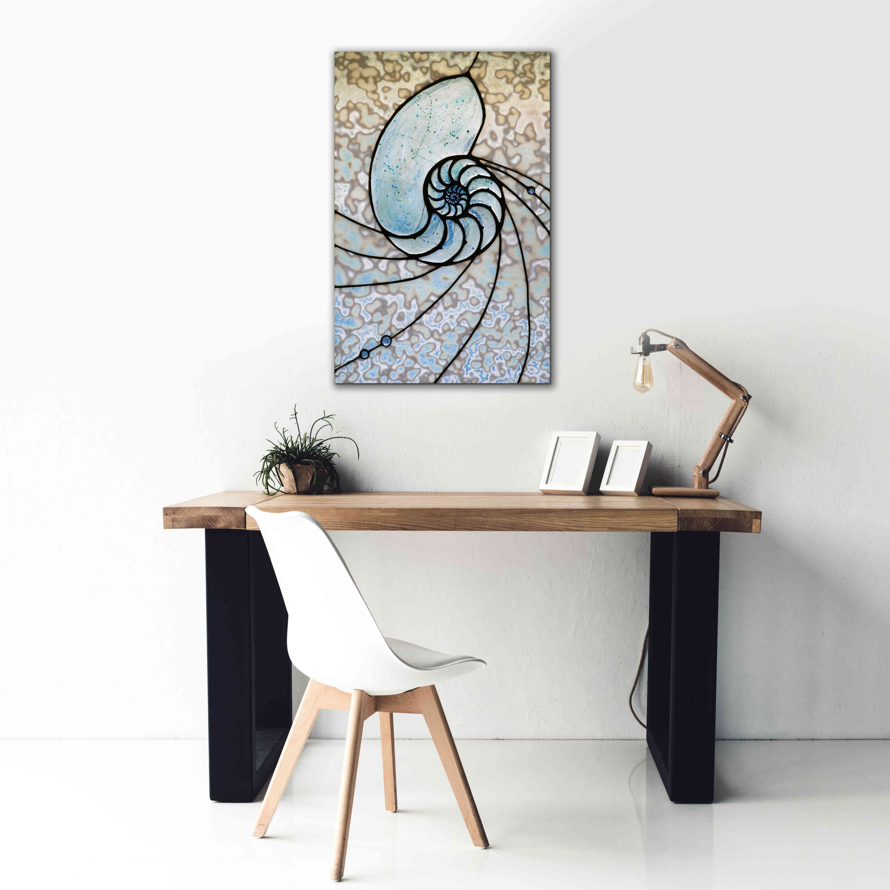 'Shell' by Rita Shimelfarb, Giclee Canvas Wall Art,26x40