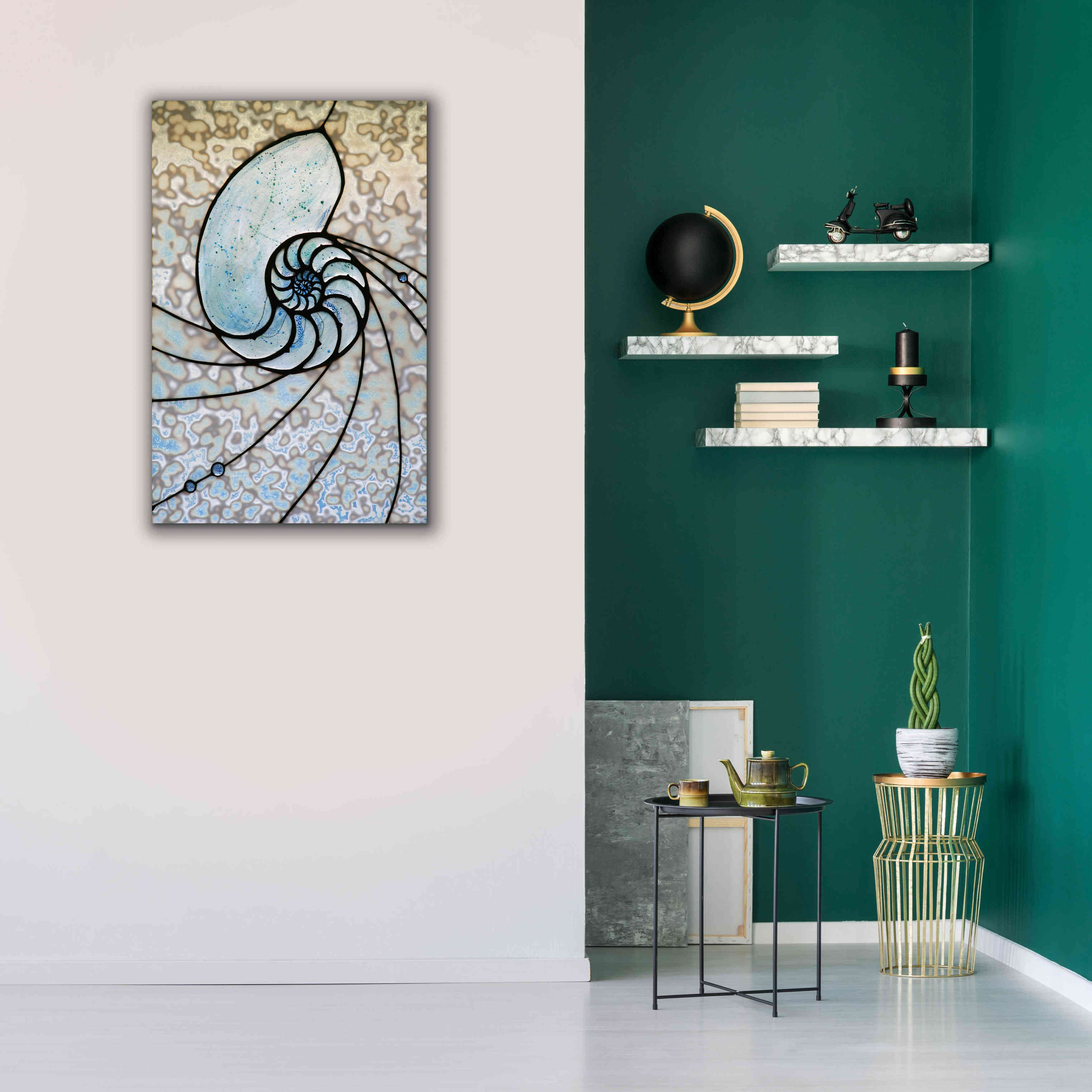 'Shell' by Rita Shimelfarb, Giclee Canvas Wall Art,26x40