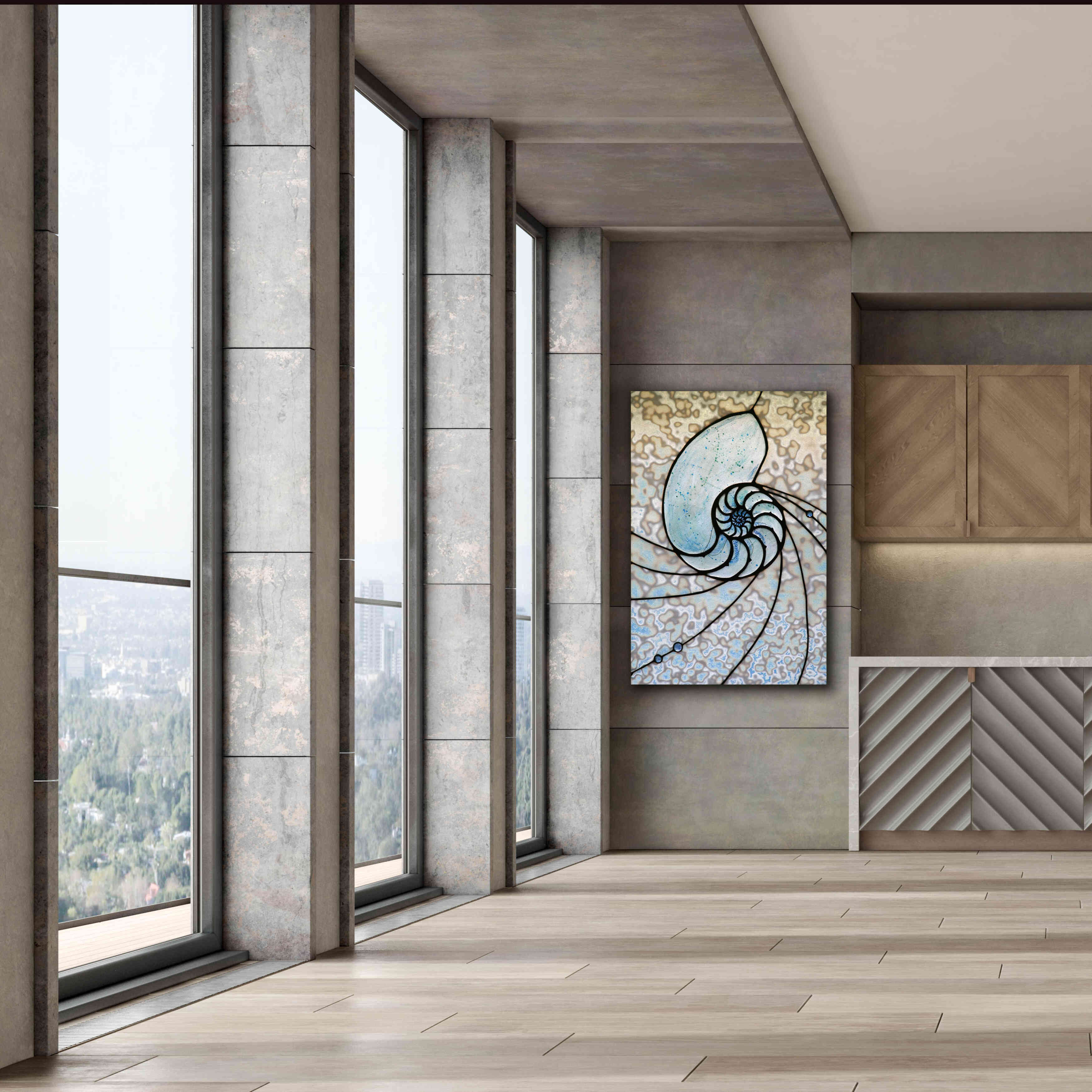 'Shell' by Rita Shimelfarb, Giclee Canvas Wall Art,40x60