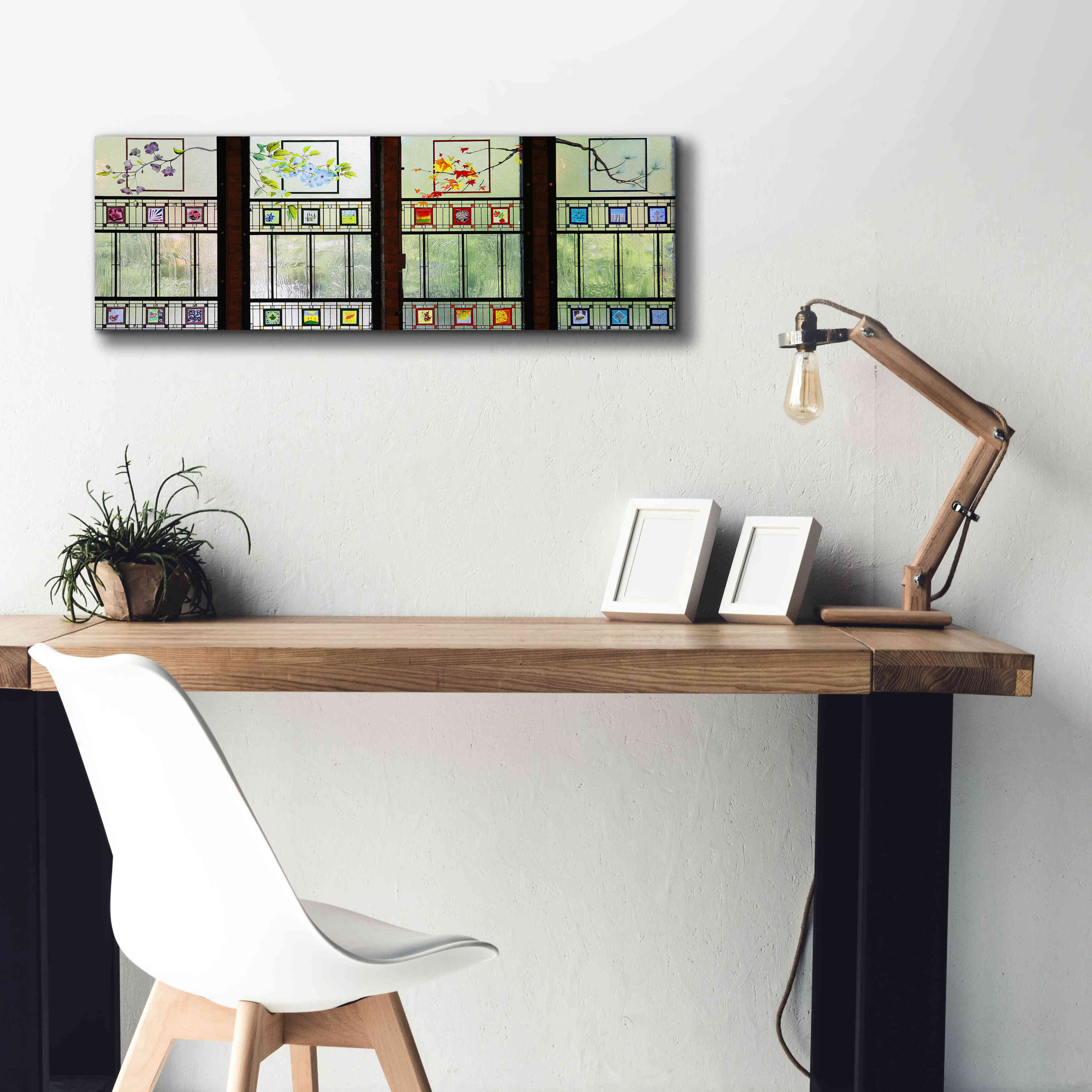 'Seasons' by Rita Shimelfarb, Giclee Canvas Wall Art,36x12