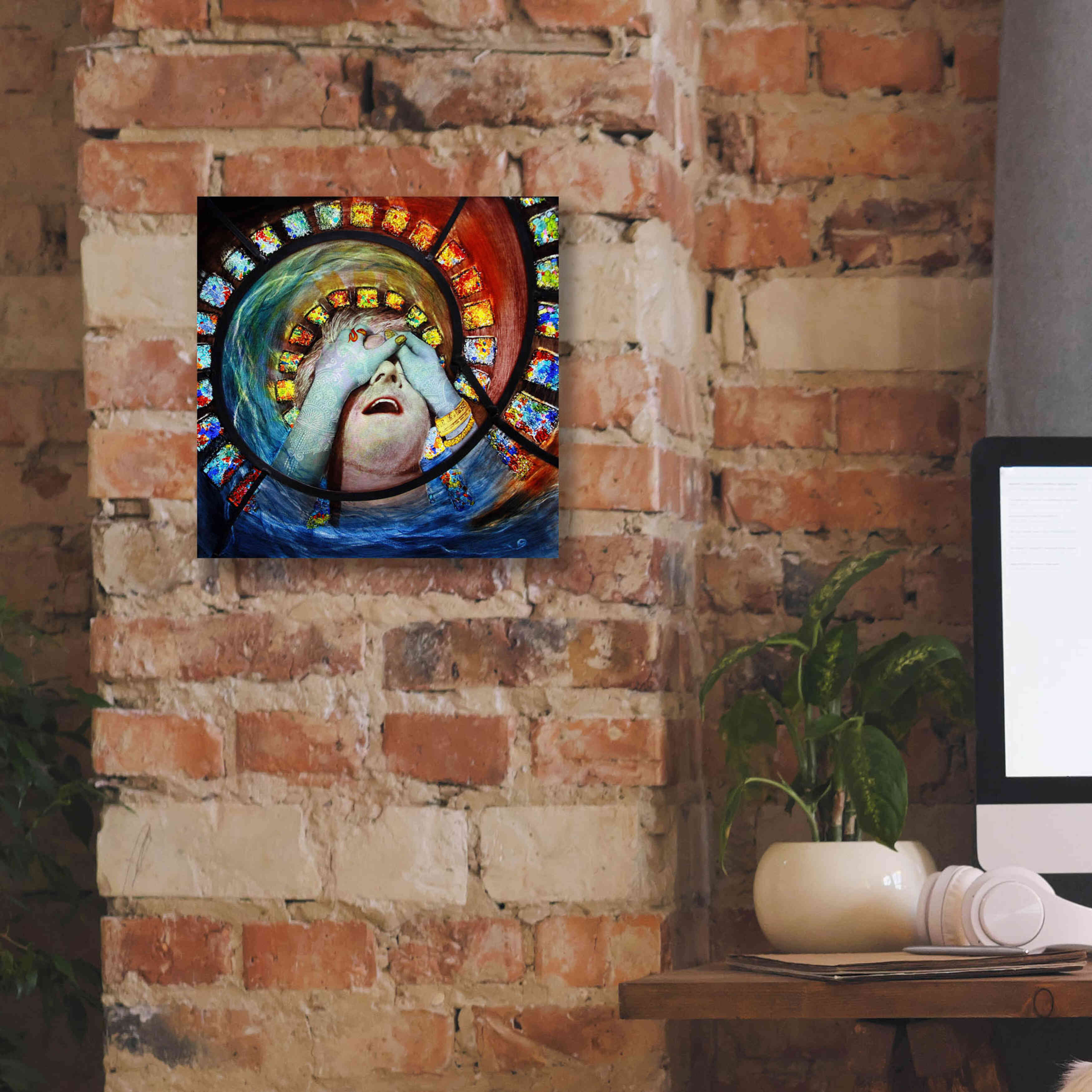 'Samsara' by Rita Shimelfarb, Giclee Canvas Wall Art,12x12