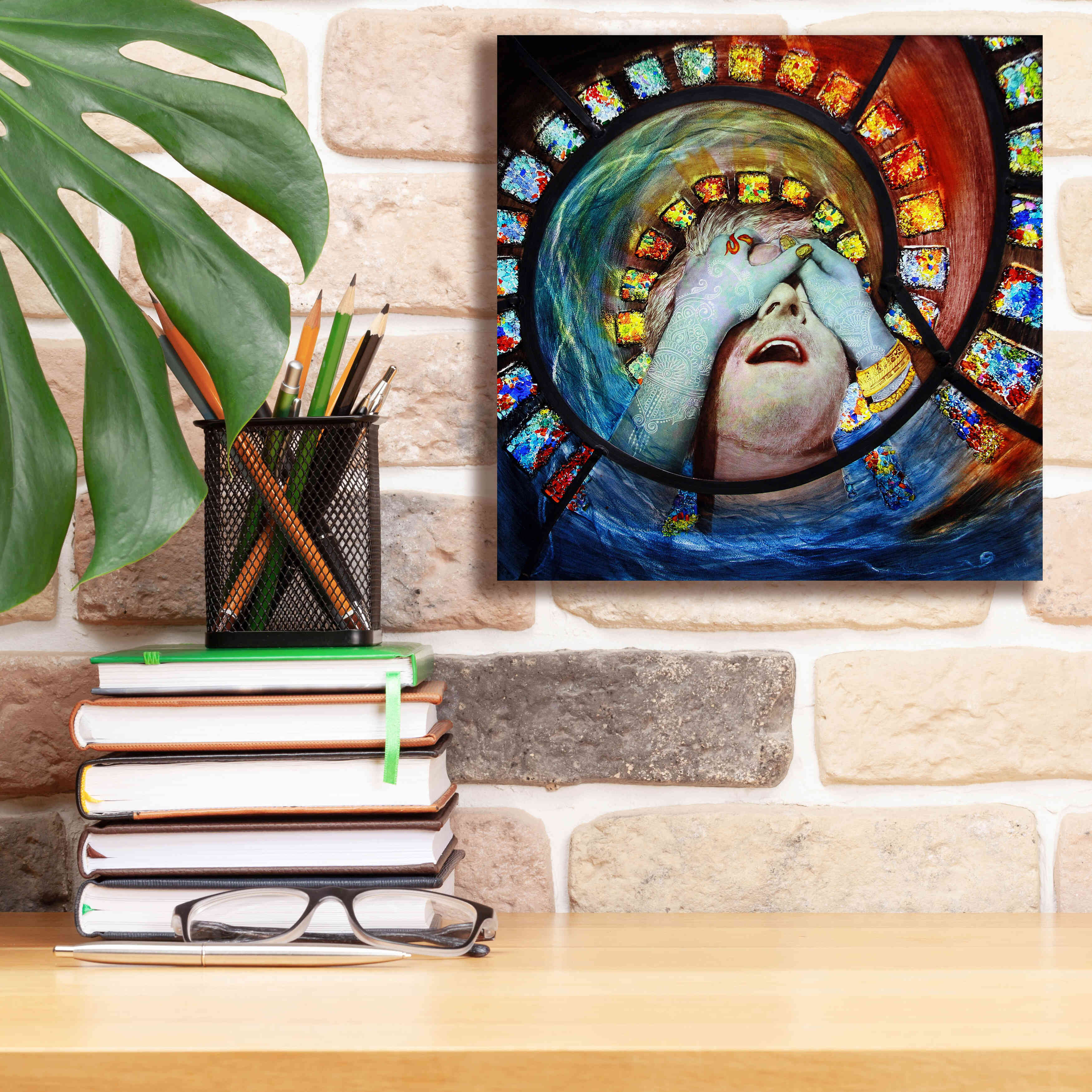 'Samsara' by Rita Shimelfarb, Giclee Canvas Wall Art,12x12