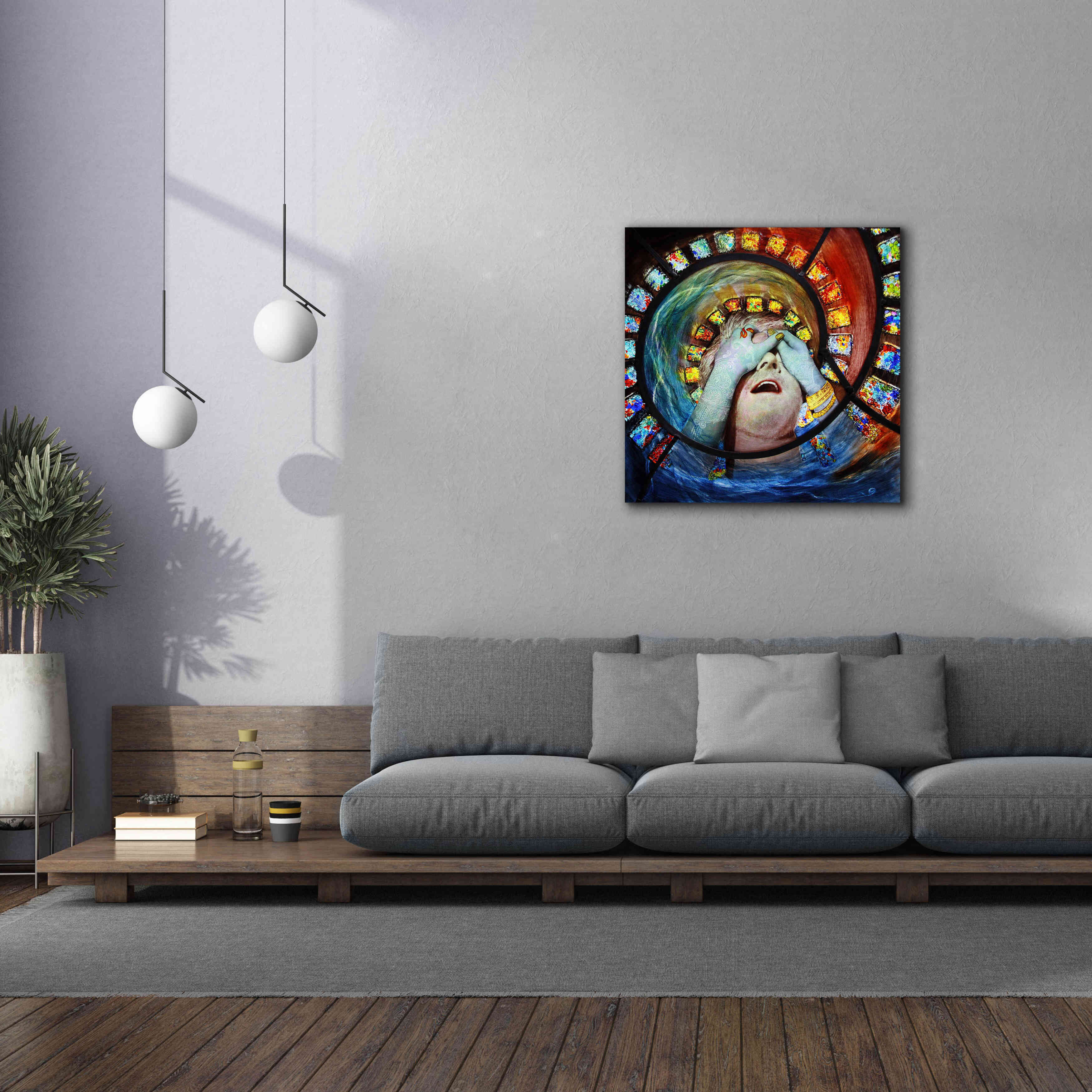 'Samsara' by Rita Shimelfarb, Giclee Canvas Wall Art,37x37