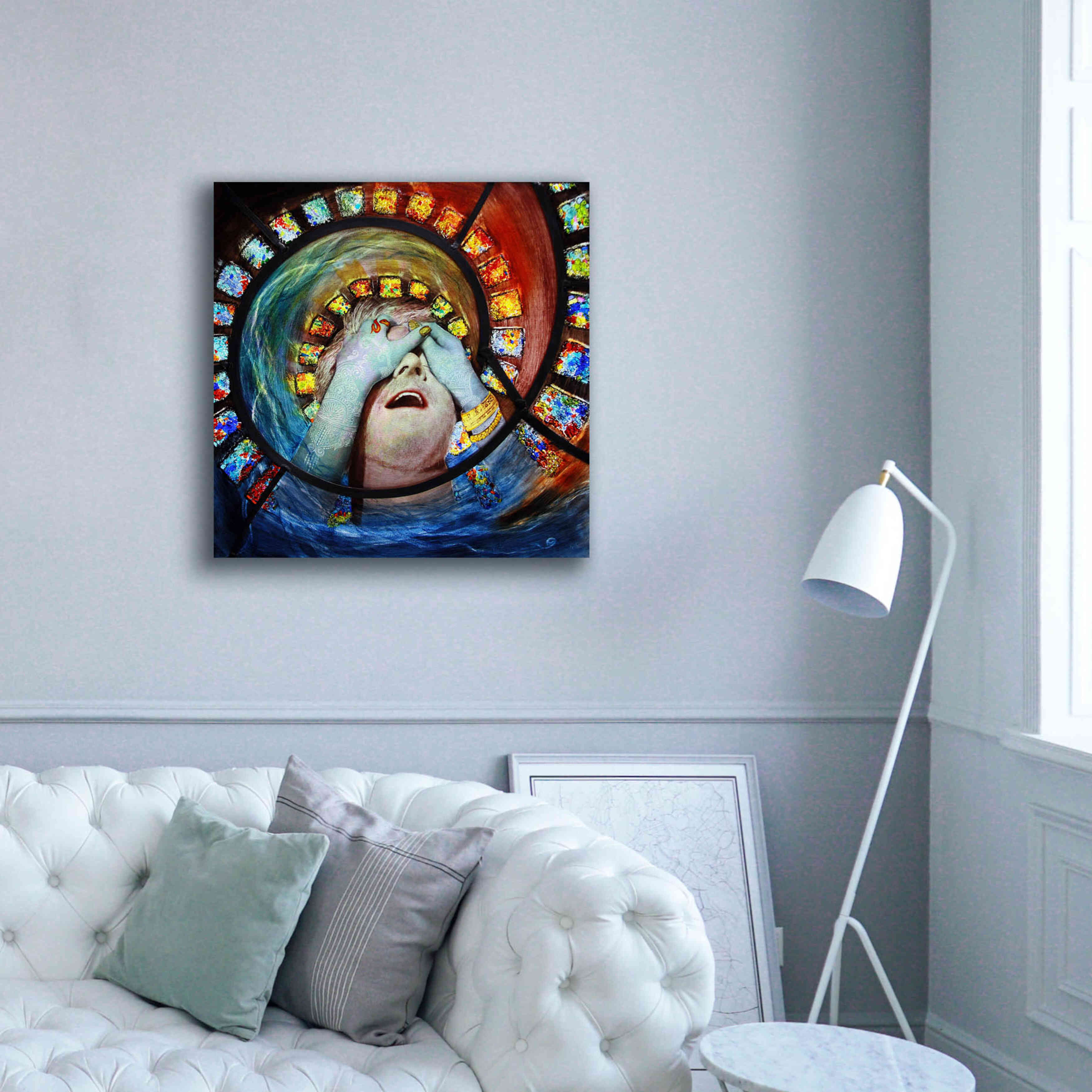 'Samsara' by Rita Shimelfarb, Giclee Canvas Wall Art,37x37