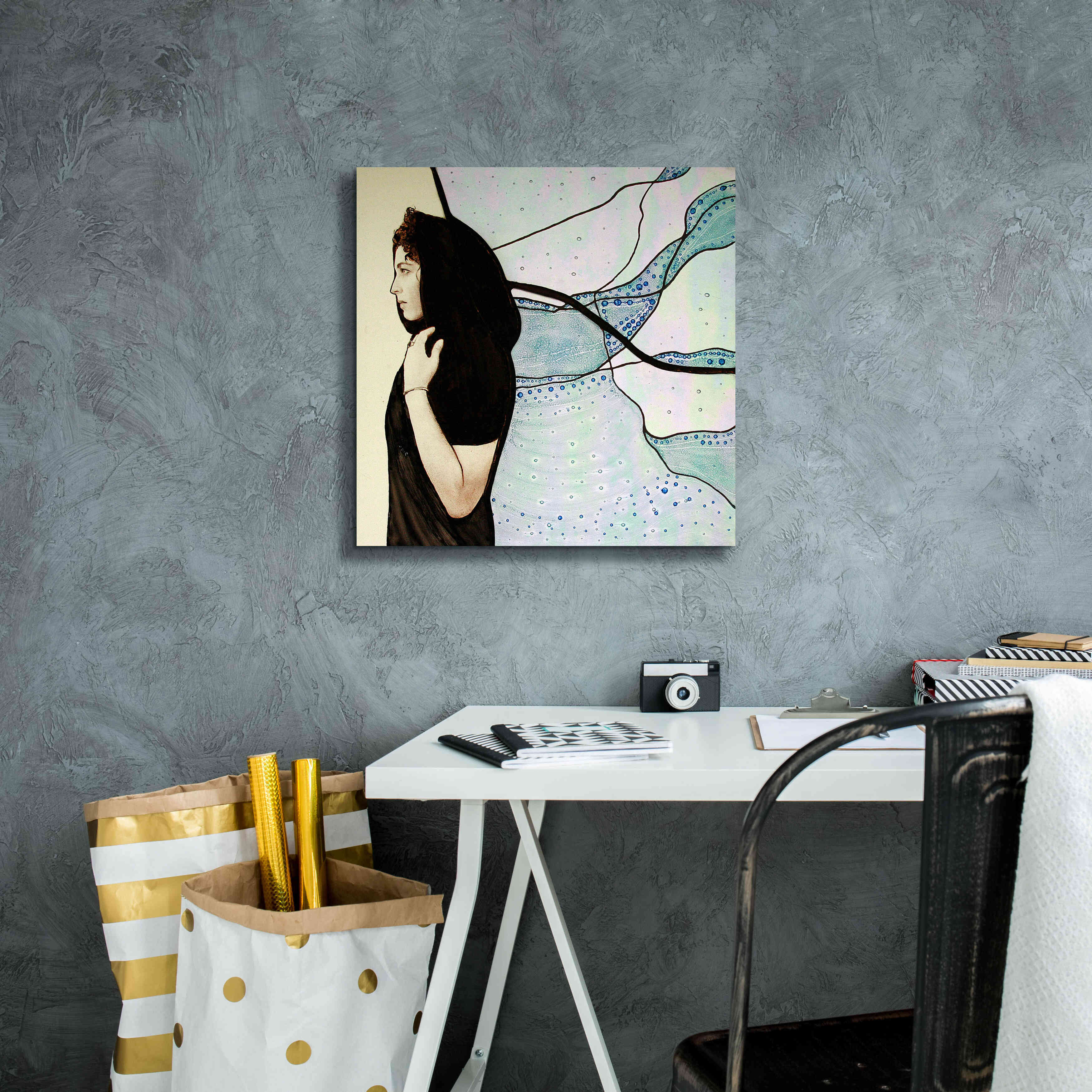 'Remembrance' by Rita Shimelfarb, Giclee Canvas Wall Art,18x18