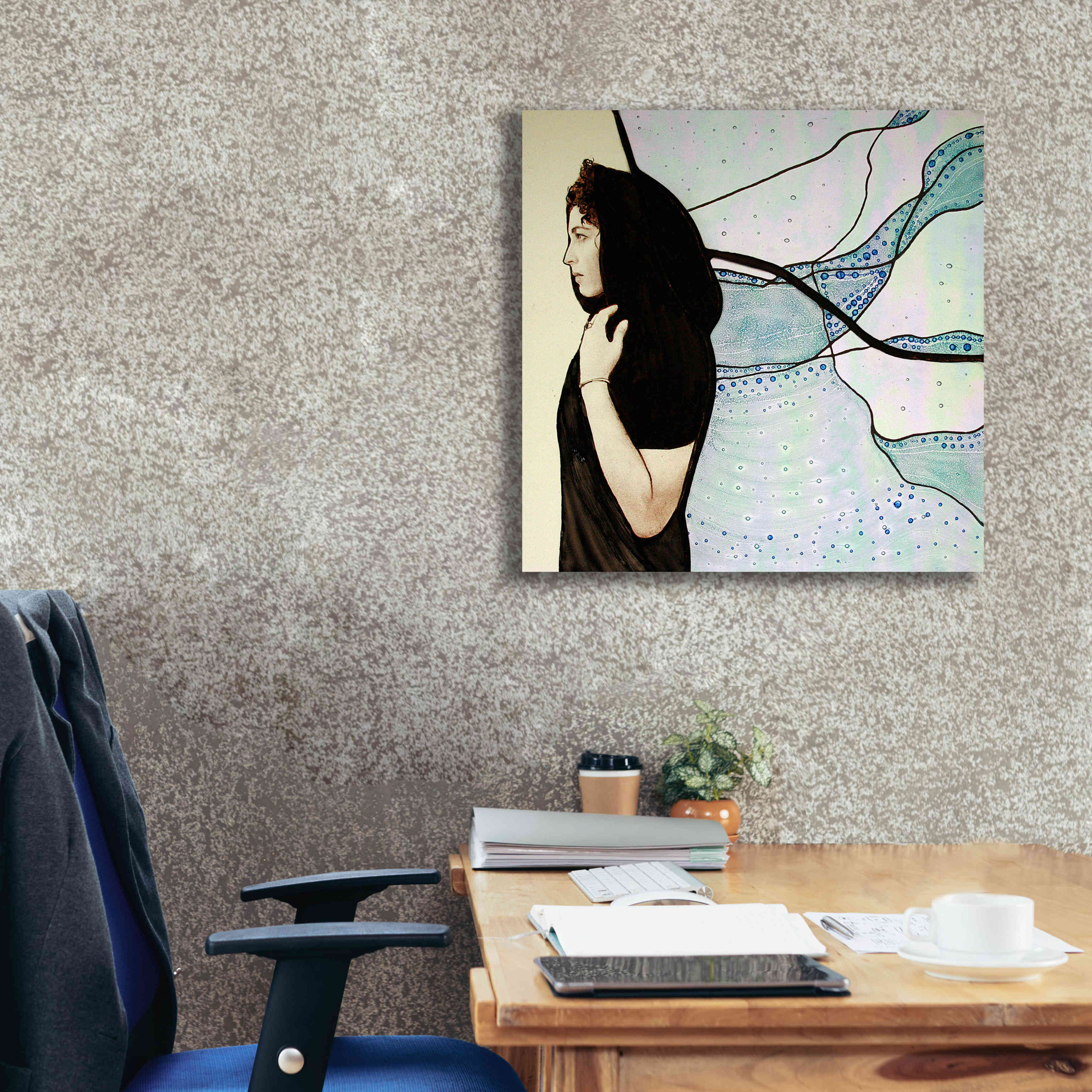 'Remembrance' by Rita Shimelfarb, Giclee Canvas Wall Art,26x26