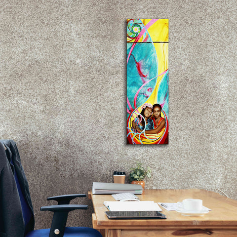 Image of 'Love And Faith' by Rita Shimelfarb, Giclee Canvas Wall Art,12x36