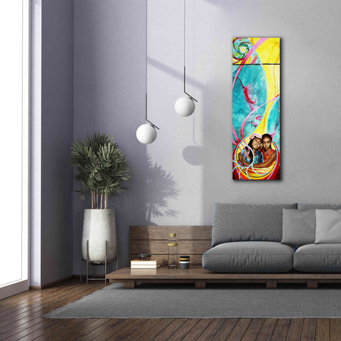 Image of 'Love And Faith' by Rita Shimelfarb, Giclee Canvas Wall Art,20x60