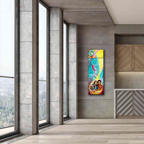 Image of 'Love And Faith' by Rita Shimelfarb, Giclee Canvas Wall Art,20x60