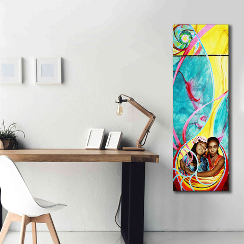 Image of 'Love And Faith' by Rita Shimelfarb, Giclee Canvas Wall Art,20x60