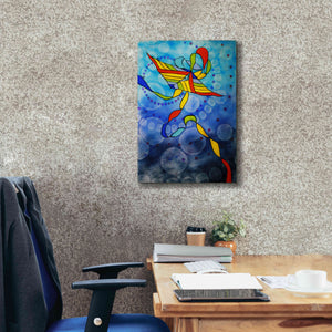 'Kite Transmitted' by Rita Shimelfarb, Giclee Canvas Wall Art,18x26