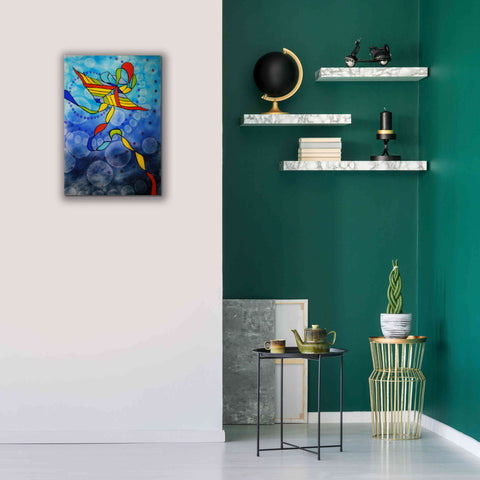 Image of 'Kite Transmitted' by Rita Shimelfarb, Giclee Canvas Wall Art,18x26