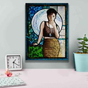 'Blueheart' by Rita Shimelfarb, Giclee Canvas Wall Art,12x16
