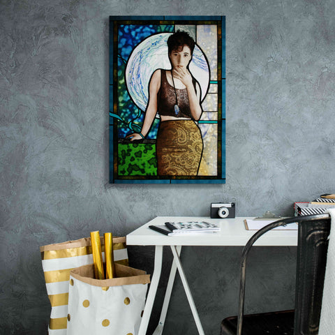 Image of 'Blueheart' by Rita Shimelfarb, Giclee Canvas Wall Art,18x26