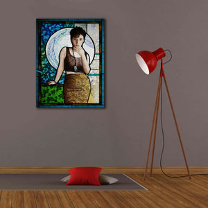 'Blueheart' by Rita Shimelfarb, Giclee Canvas Wall Art,26x34