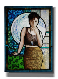 'Blueheart' by Rita Shimelfarb, Giclee Canvas Wall Art