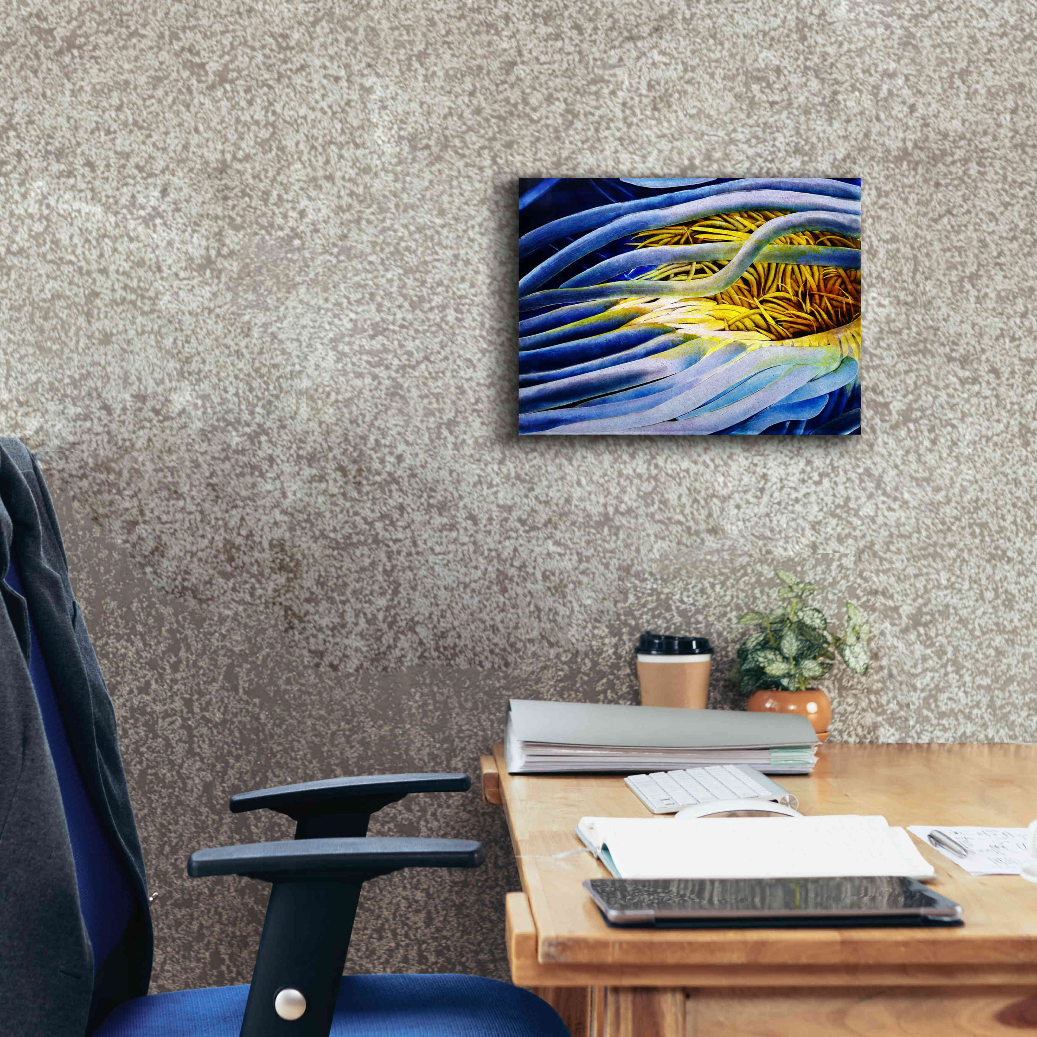 'Anemone Cerianthid' by Rita Shimelfarb, Giclee Canvas Wall Art,16x12