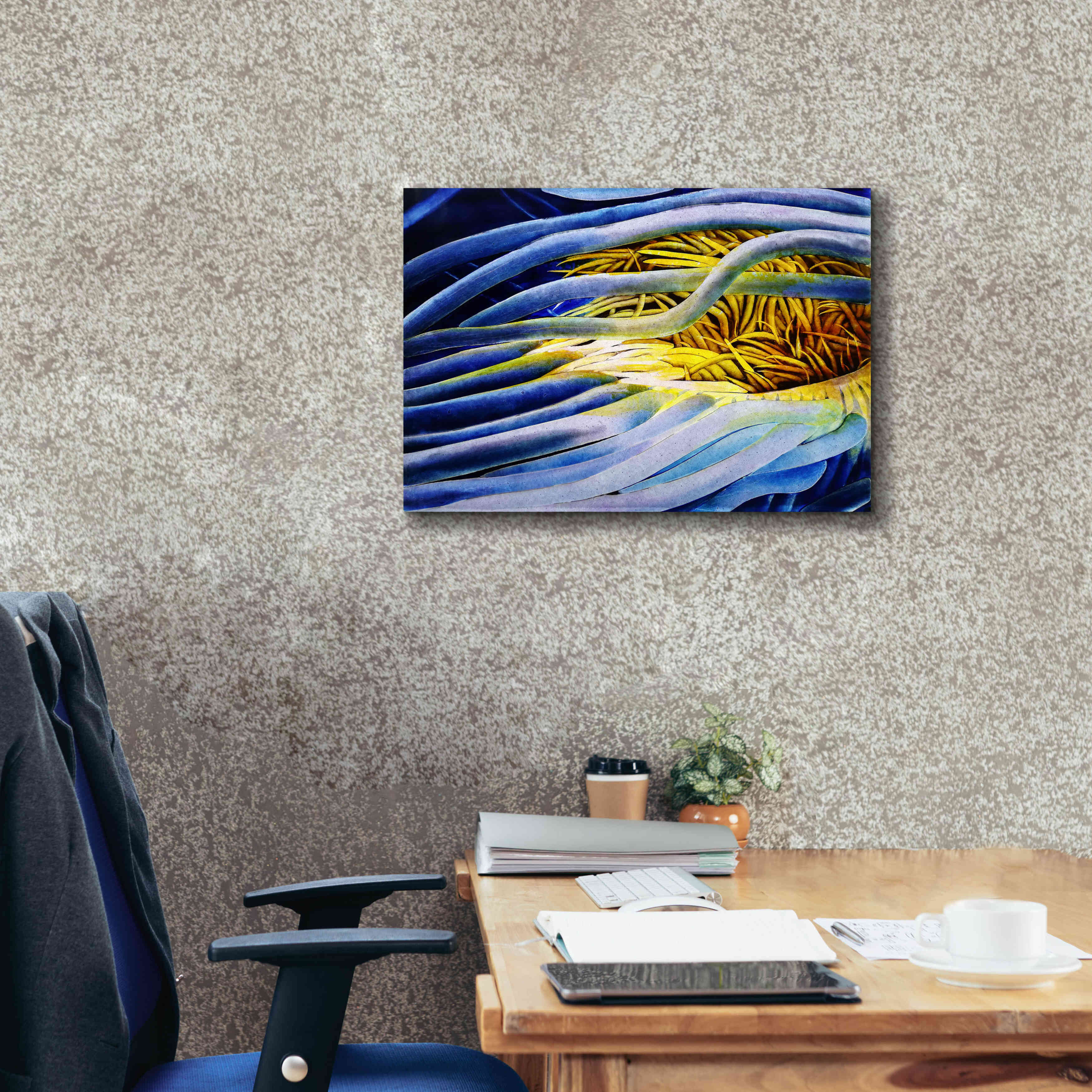 'Anemone Cerianthid' by Rita Shimelfarb, Giclee Canvas Wall Art,26x18