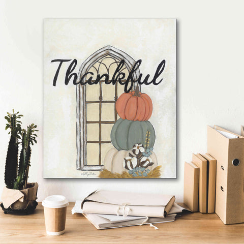 Image of 'Fall Thankful' by Ashley Justice, Giclee Canvas Wall Art,20x24