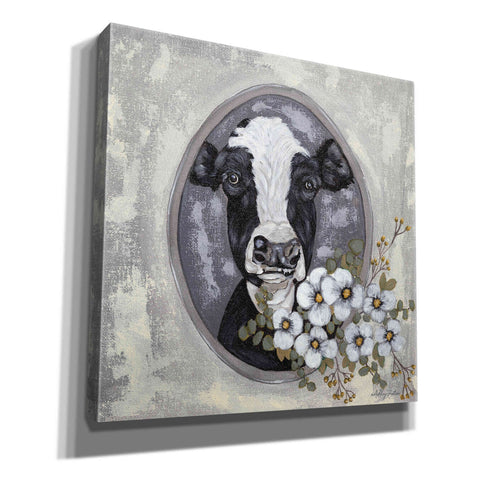 Image of 'Framed Cow' by Ashley Justice, Giclee Canvas Wall Art