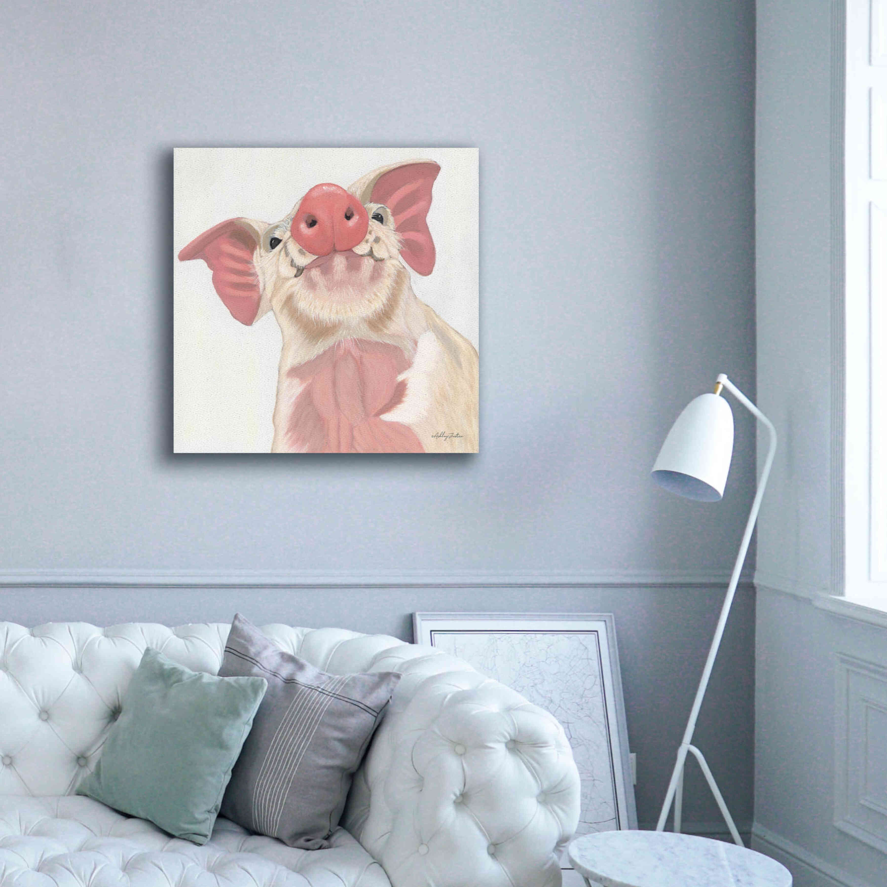 'Buster' by Ashley Justice, Giclee Canvas Wall Art,37x37