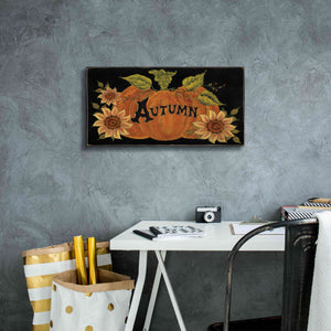 'Pumpkin Spice' by Lisa Hilliker, Giclee Canvas Wall Art,24x12
