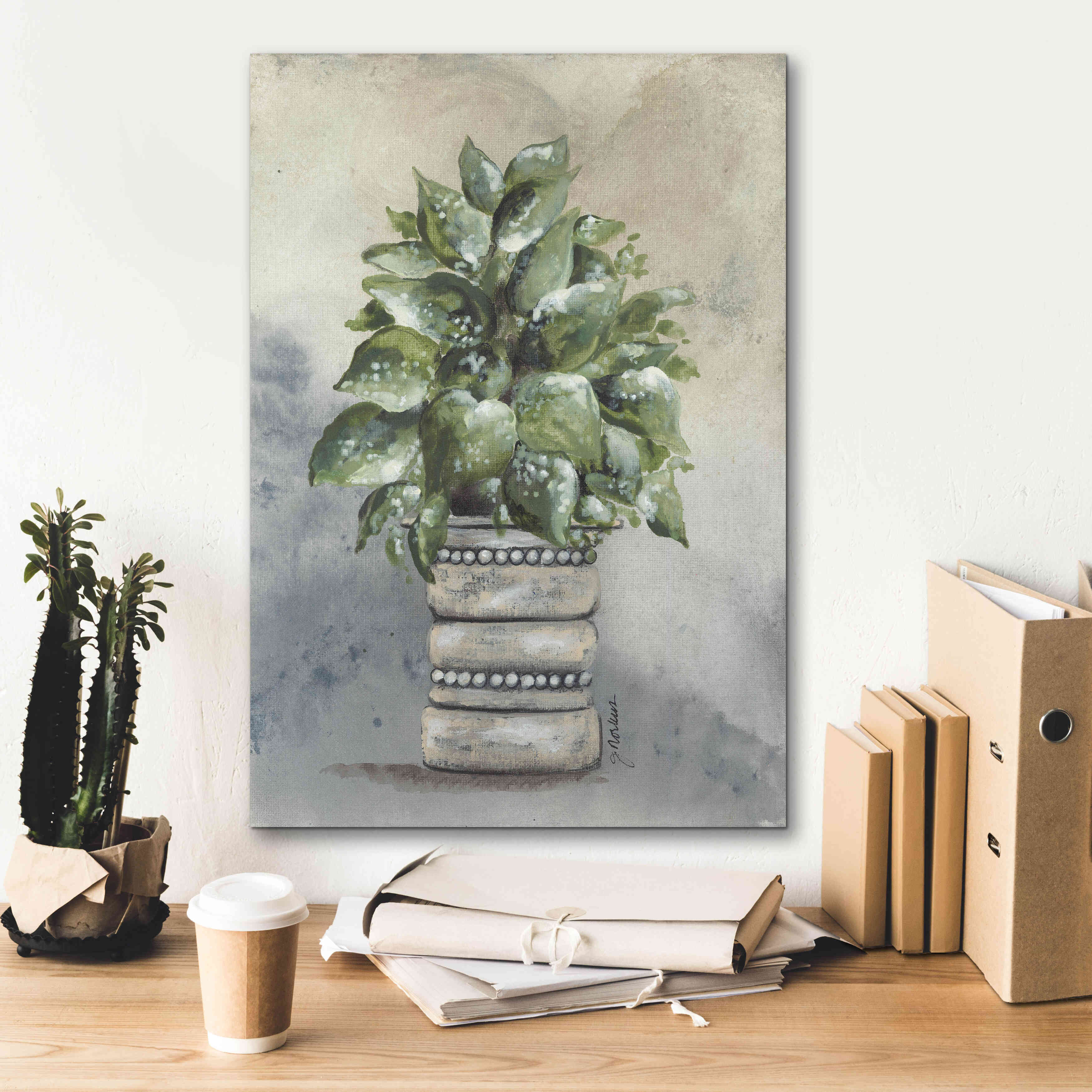 'Pathos in Pottery' by Julie Norkus, Giclee Canvas Wall Art,18x26