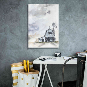 'Haven Mini Barn' by Julie Norkus, Giclee Canvas Wall Art,18x26