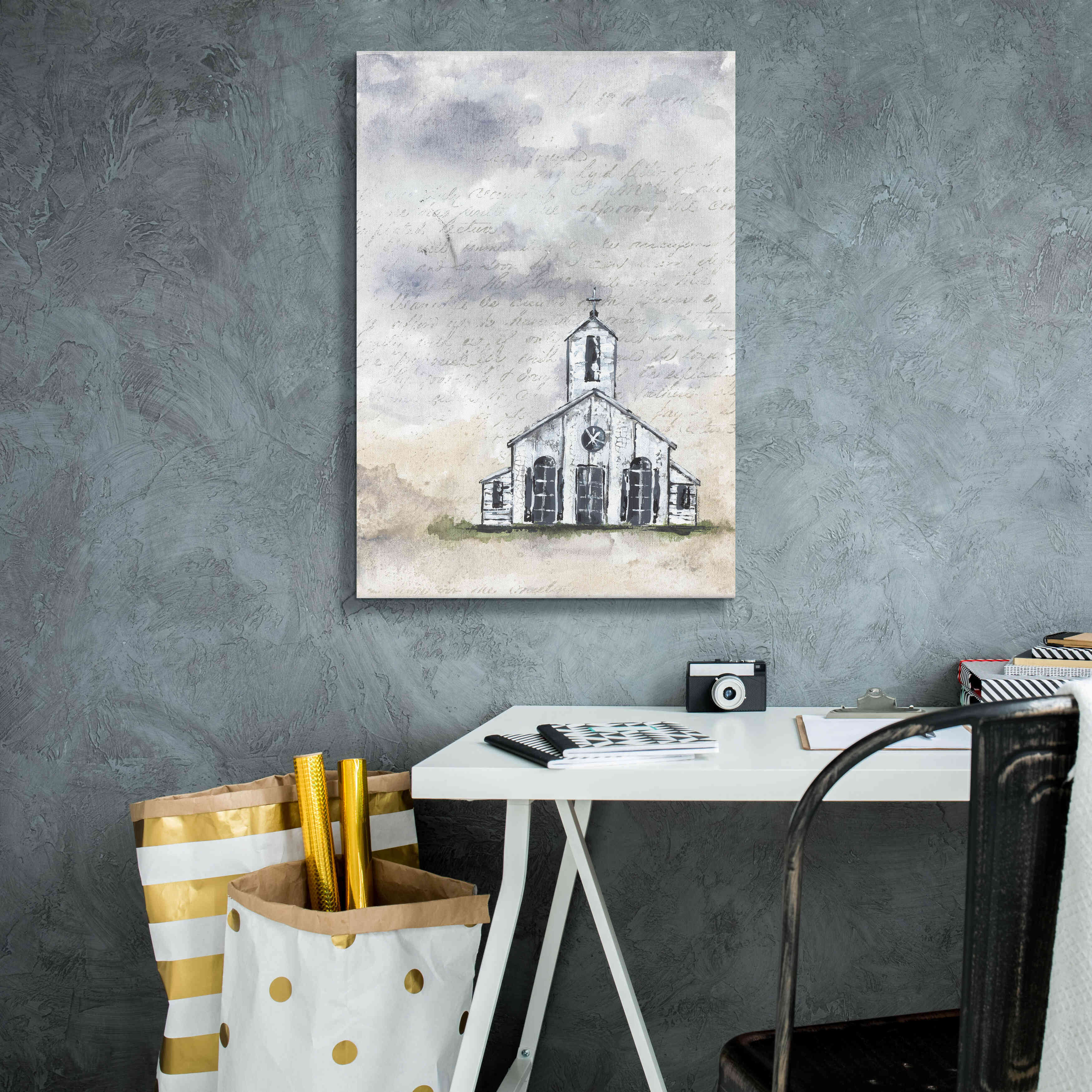 'Haven Mini Worship' by Julie Norkus, Giclee Canvas Wall Art,18x26