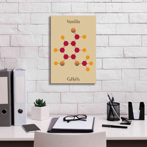 'Vanilla Molecule 2' by Epic Portfolio, Giclee Canvas Wall Art,12x18