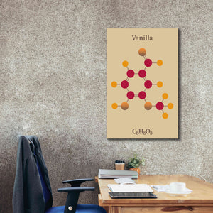 'Vanilla Molecule 2' by Epic Portfolio, Giclee Canvas Wall Art,26x40