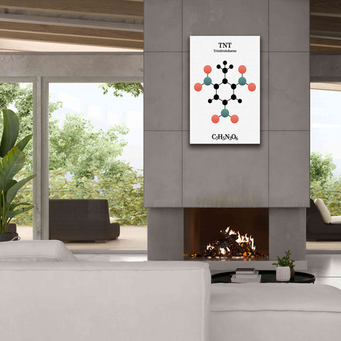 Image of 'TNT Molecule' by Epic Portfolio, Giclee Canvas Wall Art,26x40