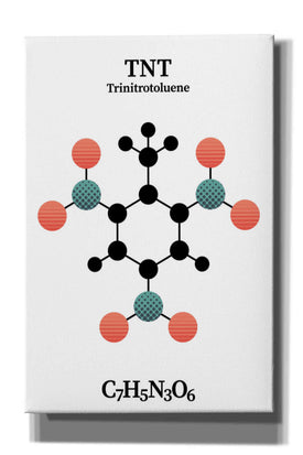 'TNT Molecule' by Epic Portfolio, Giclee Canvas Wall Art