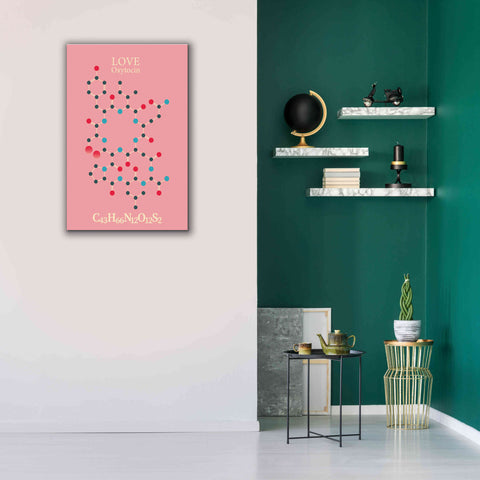 Image of 'Oxytocin Molecule 2' by Epic Portfolio, Giclee Canvas Wall Art,26x40