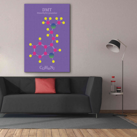 Image of 'DMT Molecule' by Epic Portfolio, Giclee Canvas Wall Art,40x60