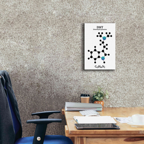 Image of 'DMT Molecule 2' by Epic Portfolio, Giclee Canvas Wall Art,12x18