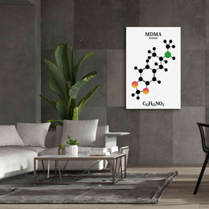 'MDMA Molecule' by Epic Portfolio, Giclee Canvas Wall Art,40x60