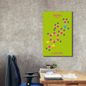 'MDMA Molecule 2' by Epic Portfolio, Giclee Canvas Wall Art,26x40