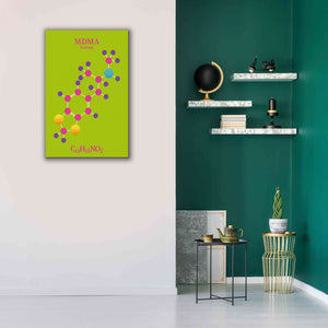 'MDMA Molecule 2' by Epic Portfolio, Giclee Canvas Wall Art,26x40