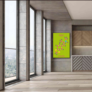 'MDMA Molecule 2' by Epic Portfolio, Giclee Canvas Wall Art,40x60