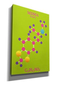 'MDMA Molecule 2' by Epic Portfolio, Giclee Canvas Wall Art