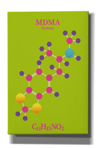 'MDMA Molecule 2' by Epic Portfolio, Giclee Canvas Wall Art