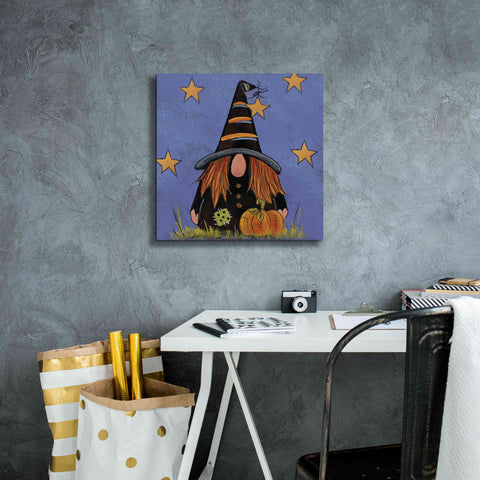 Image of 'Halloween Gnome' by Lisa Hilliker, Giclee Canvas Wall Art,18x18
