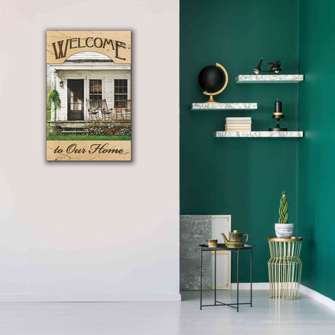 Image of 'Welcome to Our Home' by John Rossini, Giclee Canvas Wall Art,26x40