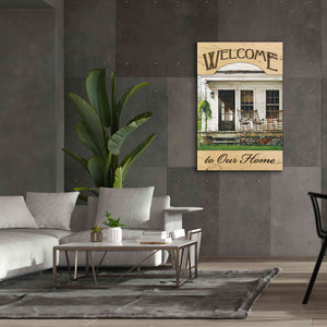 'Welcome to Our Home' by John Rossini, Giclee Canvas Wall Art,40x60