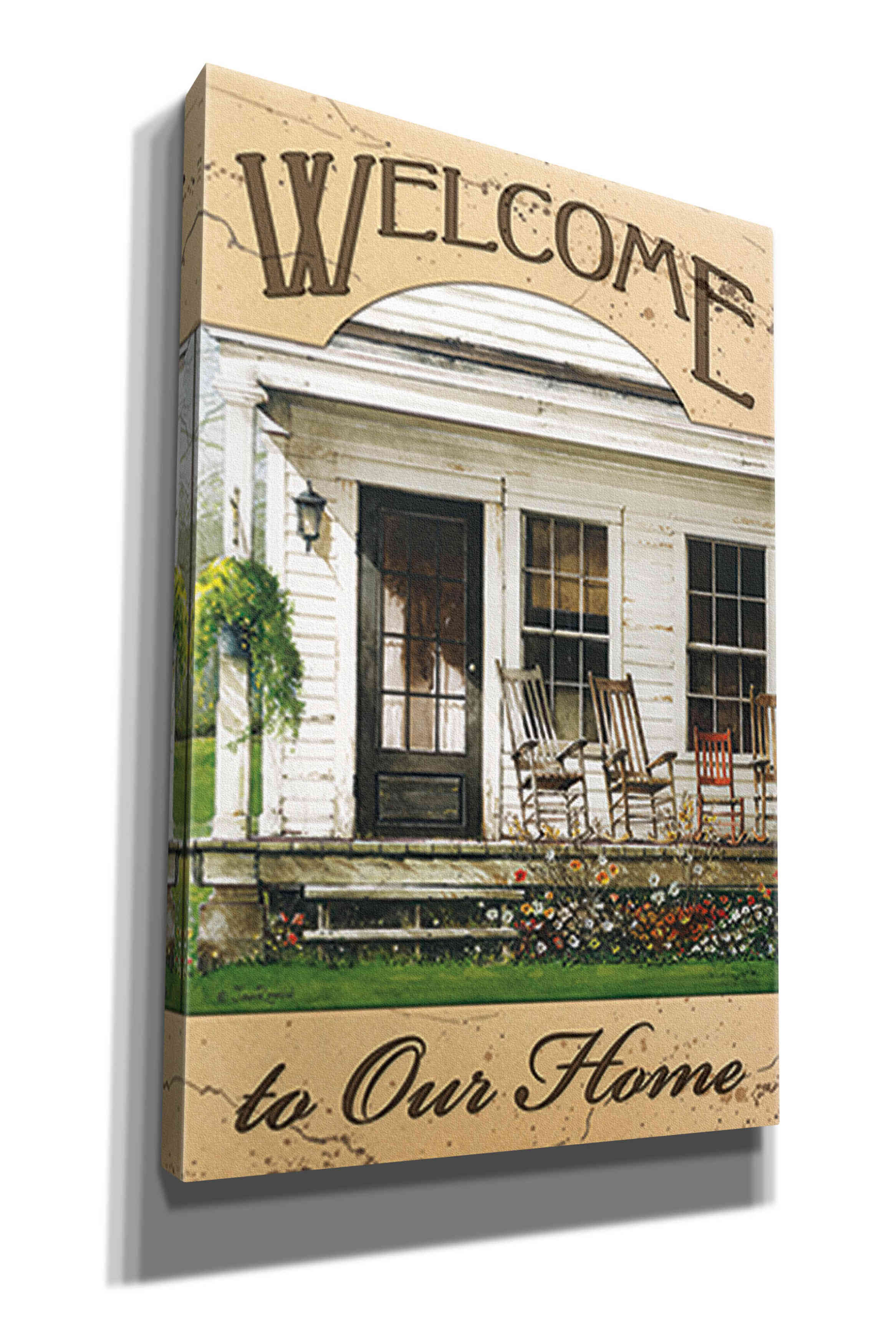 'Welcome to Our Home' by John Rossini, Giclee Canvas Wall Art