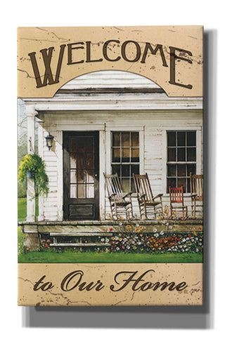 Image of 'Welcome to Our Home' by John Rossini, Giclee Canvas Wall Art