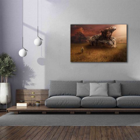 Image of 'Bear With Me' by Alan, Giclee Canvas Wall Art,60x40