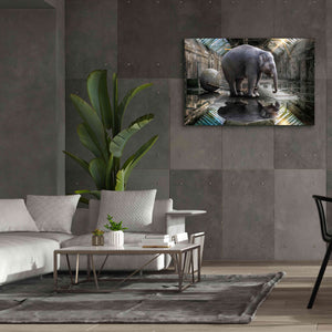 'The Big Grey' by Alan, Giclee Canvas Wall Art,60x40