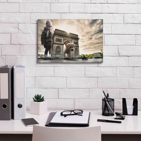 Image of 'Playtime' by Alan, Giclee Canvas Wall Art,18x12